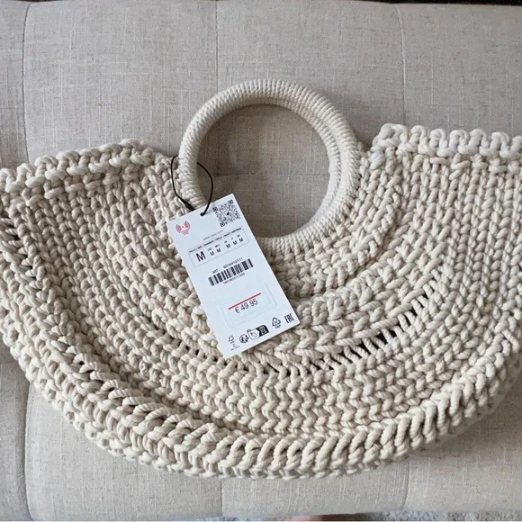 NWT Zara Crochet Bag - Picture 5 of 10